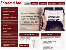 Tablet Screenshot of entremalhas.com.br